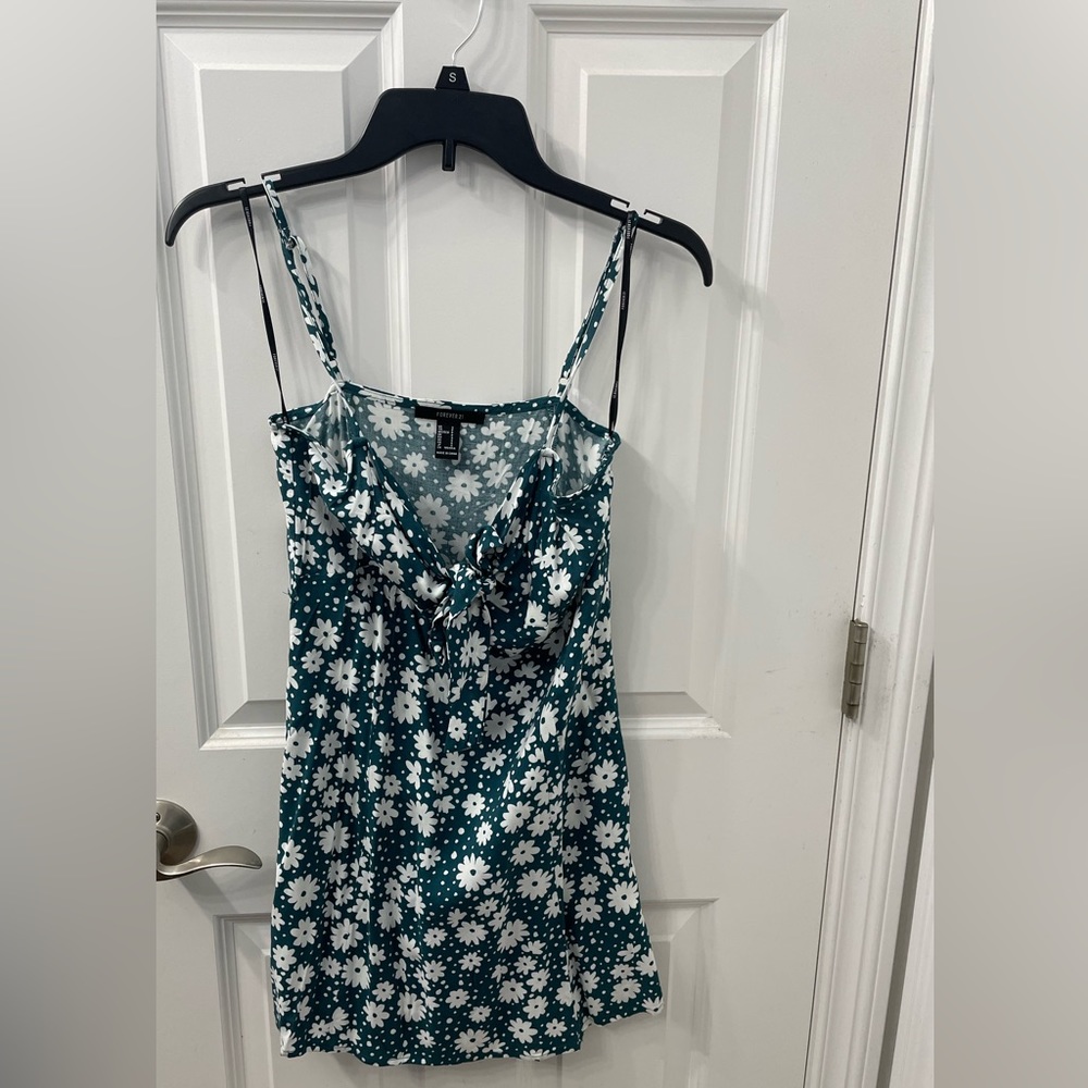 Floral mini dress NWOT